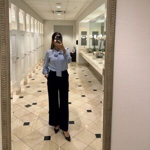 Elegant Sky Blue Men's Dress Shirt